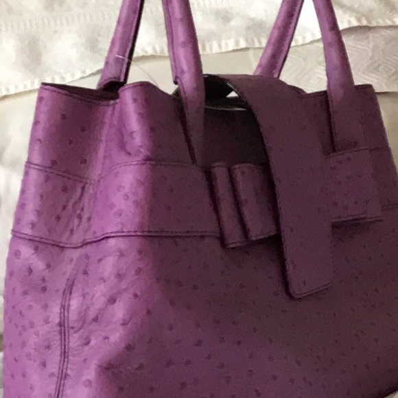 Kate Spade of New York Ostrich leather handbag - Picture 4 of 5